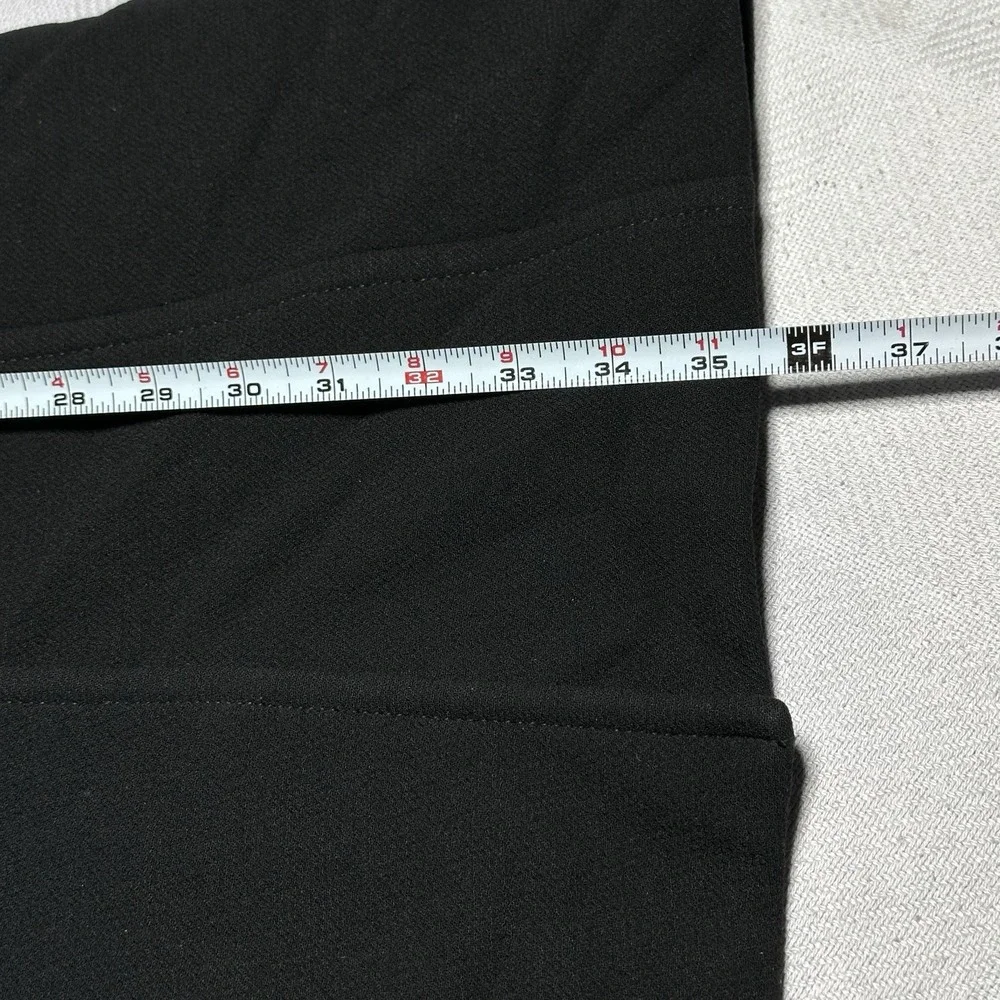 J Crew Wool Coat Womens Size 6 Petite‎ Black Peacoat Insulated Lined Vintage Y2K - Picture 15 of 16